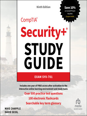 cover image of CompTIA Security+ Study Guide with over 500 Practice Test Questions